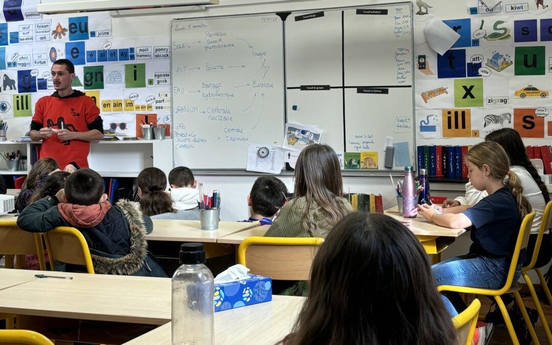 Sensibilisation autour des “ENR” dans les écoles avec “Les petits débrouillards”